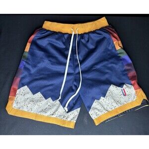 Collect And Select Denver Nuggets Swingman Basketball Shorts Trillest Size XXL